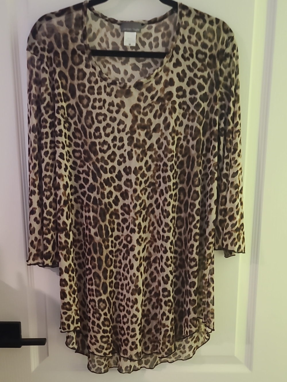 Jordan Taylor Leopard Print Swim Coverup - Brown